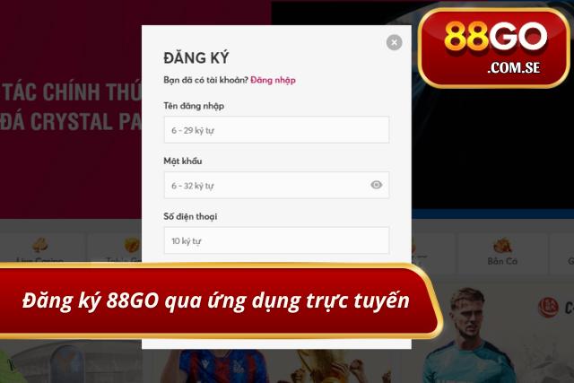 Đăng ký vào nhà cái thông qua ứng dụng