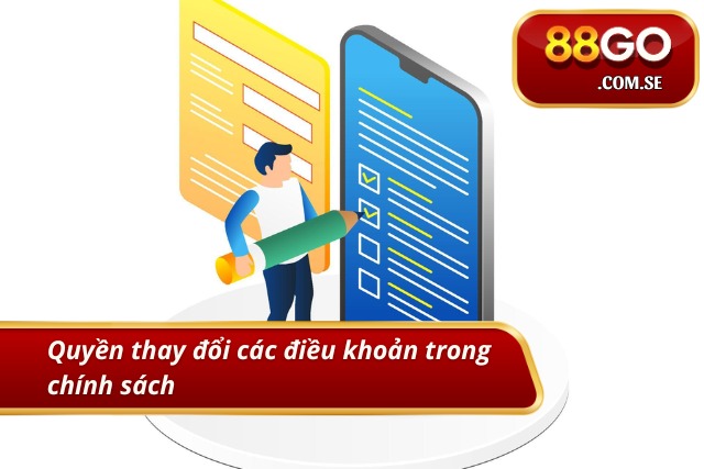 Thương hiệu có quyền thay đổi các điều khoản trong miễn trừ 