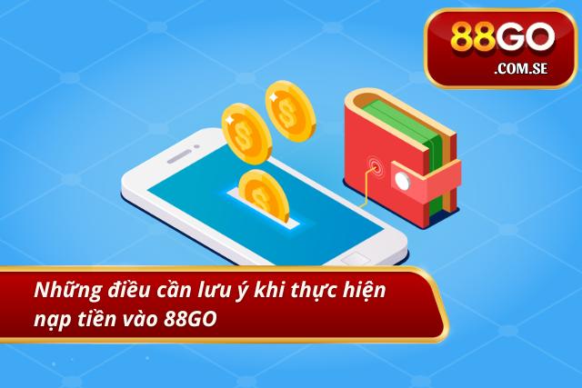 Lưu ý quan trọng khi nạp tiền vào hệ thống