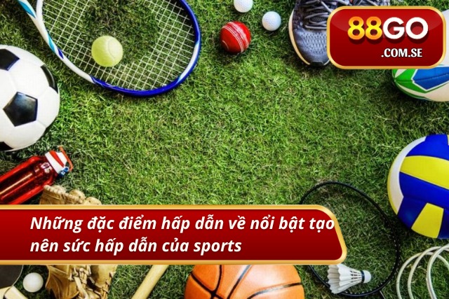 Những đặc điểm hấp dẫn về nổi bật tạo nên sức hấp dẫn của sports